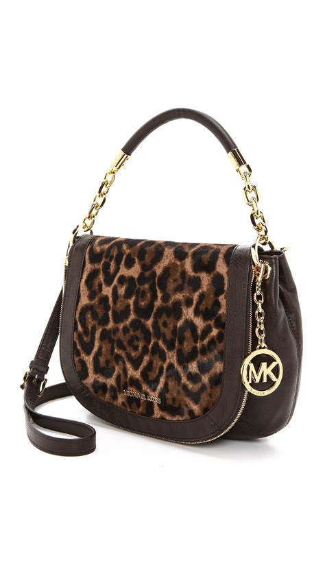 cow print michael kors|Michael Kors parker medium animal.